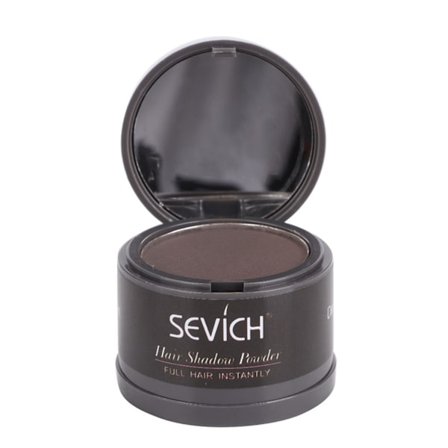 Hårlinjepuder Hårlinjeskugga Cover Up Puder Fyll i Tunnande Hår Skönhet Mörkbrun