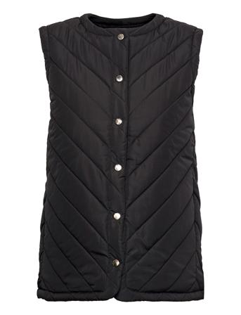 Srrevna Quilt Vest Black Soft Rebels