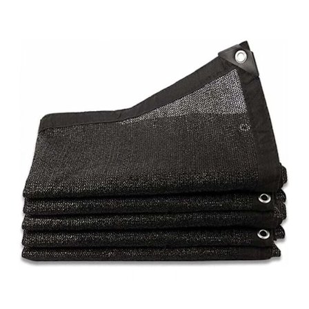 3x3M Skyggenett, 95% UV Solbeskyttelsesnett, Vindtett Drivhus Skyggeklut for Plantedekke/Drivhus/Hage/Pergola