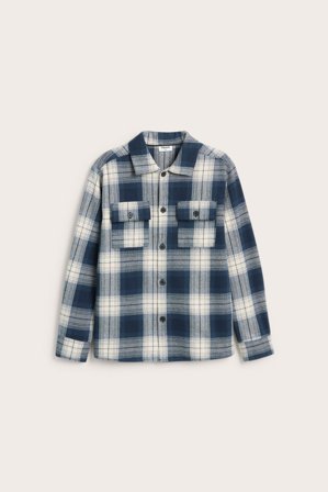 Kappahl | Overshirt i flanell | Mørkeblå