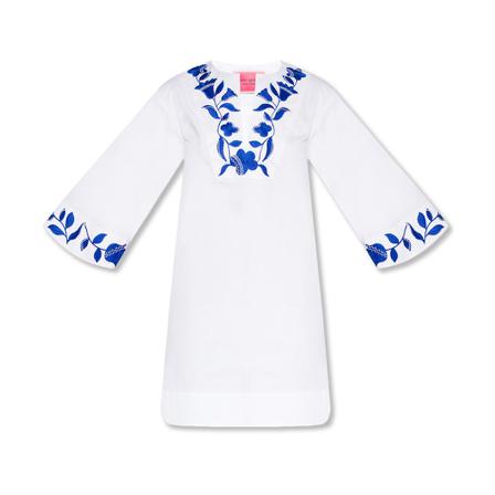 Kate Spade, Mini dress with floral motif Wit, Dames, Maat:M,Katoen