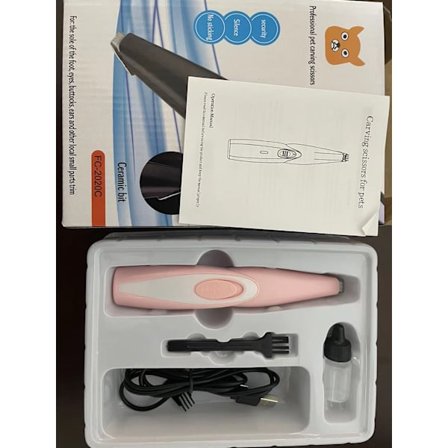 Pels klipper til katte og hunde, fodskærings saks, pels trimmer, elektrisk pels klipper, pels barbermaskine