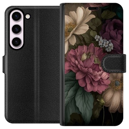 Yhteensopiva Lompakkokotelo Samsung Samsung Galaxy S23 Kukat