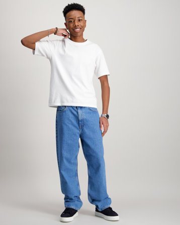 GANT LOOSE FIT JEANS Niebieski Jeansy Chłopiec - Kids Brand Store