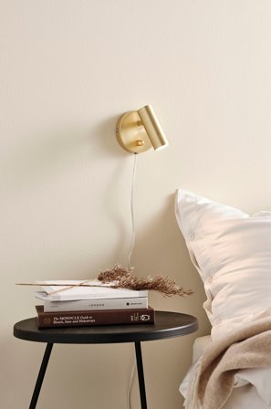 Jotex - LEE vegglampe Børstet messing - Kjøp Vegglamper hos Jotex