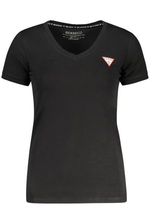 Guess Jeans T-shirt Maniche Corte Donna Nero