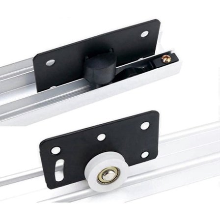 Nytt produkt, 4 stk. skyvedør nylonhjulsett 30 mm møbelbeslag skyvedørbeslag kraftig garderobe [DB]