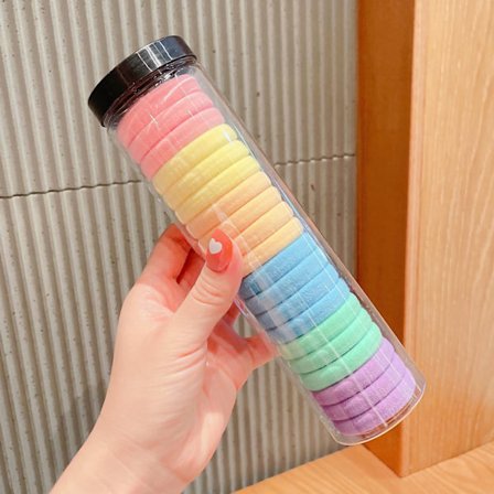 Elastiske hårstrikker: Myke, slitesterke hestehaleholdere - Viktig hårtilbehør for kvinner og jenter (Type 1)