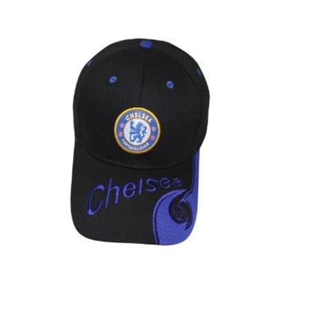 Kirjailtu Lippis Unisex S dett v Jalkapallolippis - SJX Chelsea Black