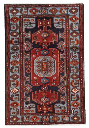 Tapis Hamadan 130X190 (Laine, Perse)