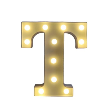 LED Bogstav Lys Stor Dekorativ Havelampe til Udendørs Brug