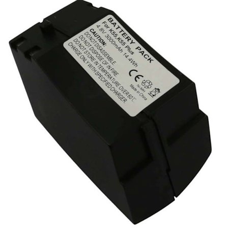 NiMH-batteri 4.8V til Kärcher K55 støvsuger 3000mAh 14,4Wh med sort hus