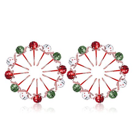 24 kpl Joulukellojen Sarja Rauta Riipukset Joulu