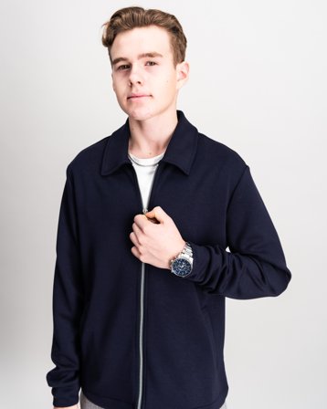Brand Island KAKOI ZIP SHIRT V2 KID Blå Genser Gutt - Kids Brand Store