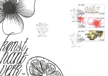 Åland - Kunsthåndværk - Førstedagskuvert