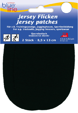 Trend-Tex Laglapp Jersey Sytillbehör Svart 15 CM