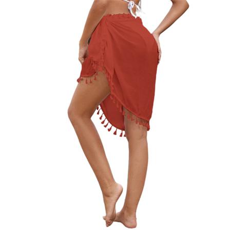 Polyester Kvinna Kjol Mode Bohemian Andas Summer Beach