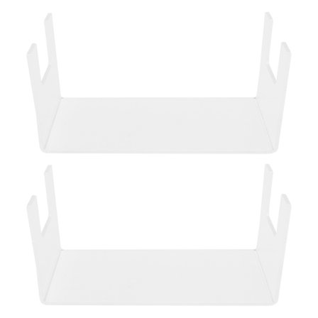 2 stk. Akryl Display Stativ Transparent Legetøj Dukker Smykker Stativ Hylde til Soveværelse