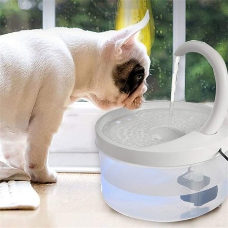 Katt Drikkefontene med Filter Automatisk Vann Dispense Pet USB Vann KLB