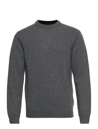 Karl Crew Neck Bounty Knit Neulepaita Pyöreä Kaula-aukko Harmaa Casual Friday