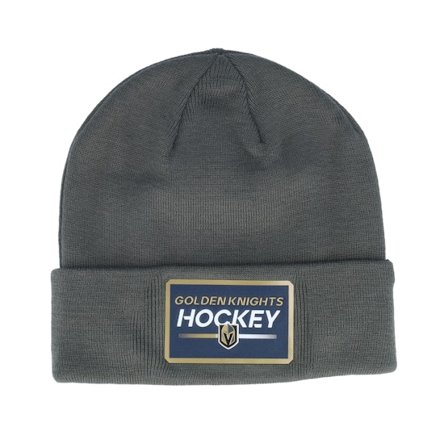 Fanatics - Gris cuff Beanie - Vegas Golden Knights Authentic Charcoal Cuff @ Hatstore