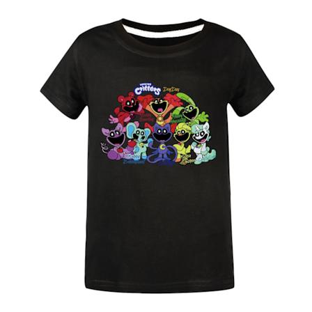 Playtime Kapittel 3 The Smiling Critters T-skjorte Gutter Jenter T-skjorte Tegneserie Anime T-skjorter Harajuku Topper T-skjorter Sommer Korthjermet 