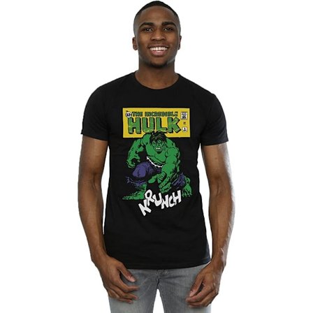 Hulk herr Krunch bomull T-shirt 3XL svart
