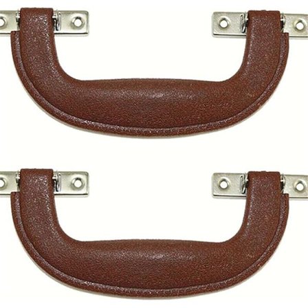 1 kpl Vintage-matkalaukunkahva Muovijäljitelmä Nahkainen Matkalaukunkahva Tarvikkeet Laatikon Kaapin Ovihihna Kantokahva Kaapin Ovikahva, Ruskea