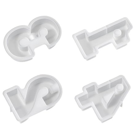 Silikonform for tall-lysestaker, form for lysestaker