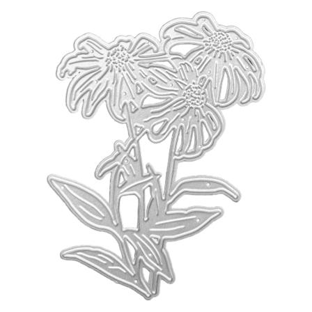 Chrysanthemum metallskjærende dør, bursdagshilsenkortdekorasjon