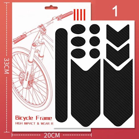 Mountainbike-klistermærke Anti-skrid rammebeskyttelse 1 1