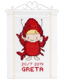 Broderipakke Veggteppe Krepsen - Permin