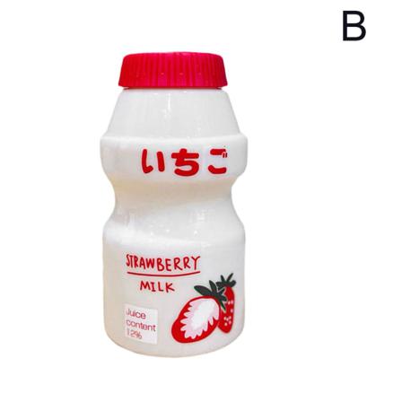450 Ml Bärbar Söt Tecknad Kawaii Mjölkformad Dricksvattenbot