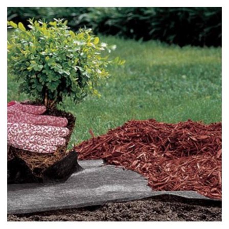 Täckväv 1x15 m svart 100g/m