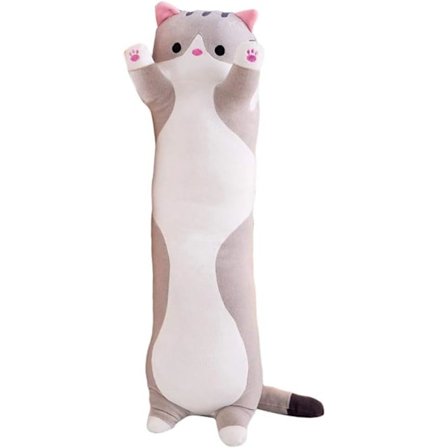 Uusi 70 cm, pehmolelu kissa tyyny kissanpentu söpö pehmolelu ihoystävällinen