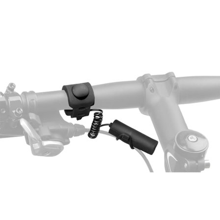 Kraftfuld Elektrisk Ringeklokke 120 dB i Sort Finish