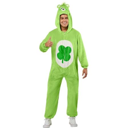 Care Bears Unisex Vuxen Lycka Till Björndräkt L-XL Grön Green L-XL