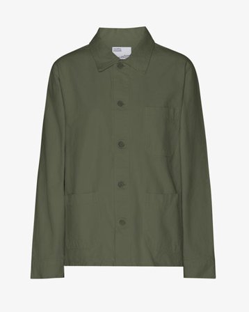 Organic Workwear Jacket - Dusty Olive