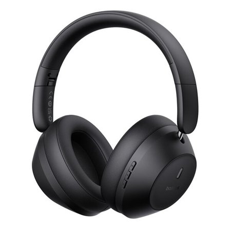 Baseus Bass 30 Max on-ear Bluetooth-headset med lang batterilevetid - Svart
