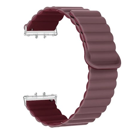 Magnetisk silikonögla för Samsung Galaxy Fit 3 klockarmband, justerbart armband för Samsung Fit 3 armband Correa-tillbehör
