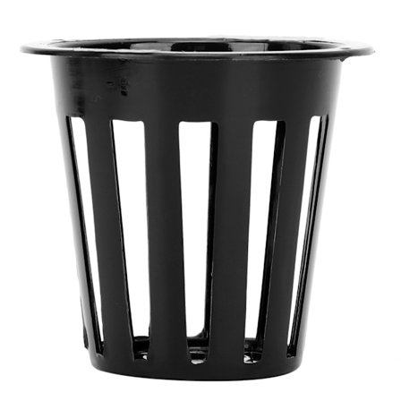 50 stk. Hydroponiske Jordløse Plante Blomsterdyrkningskurv Netpot til Drivhus Sort