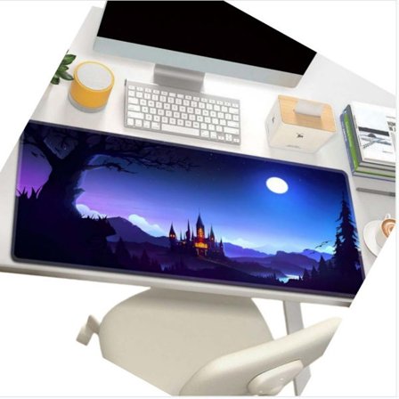 Skridsikker udvidet tastaturmusemåtte - Naturgummi skrivebordsmåtte