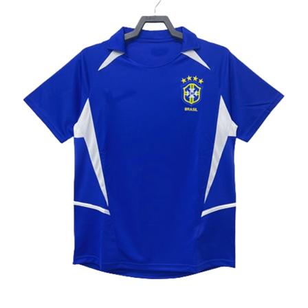 2002 Brasilien träningsdräkt på bortabanetröja Kortärmad tröja T-shirt Owen NO.7 S