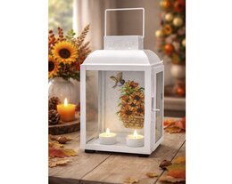 Broderi Solrosor i korg