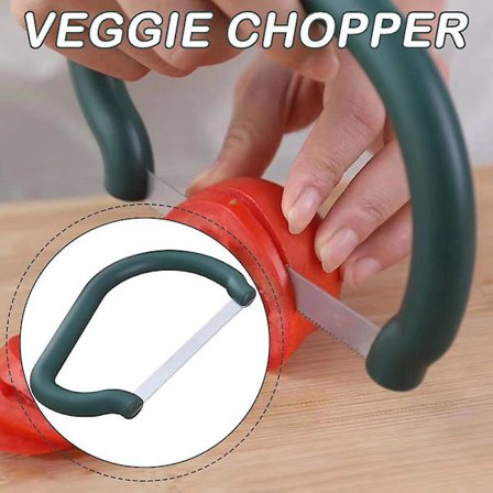 D Form Cirkulär Rullskärare Multifunktion Grönsaksskärare Potatis Gurkskärare Köksmaterial - high quality