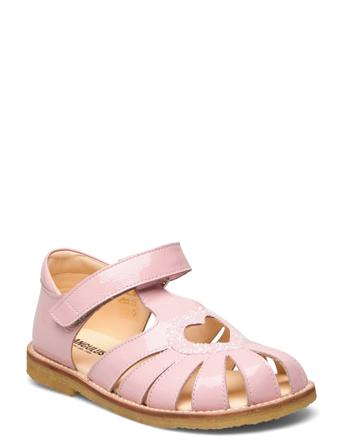 Sandals - Flat - Closed Toe - Shoes Summer Shoes Sandals Rosa ANGULUS*Betinget Tilbud