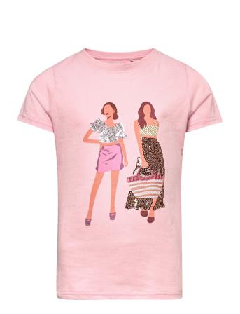 Nkfhilouise Ss Top Box Pink Name It