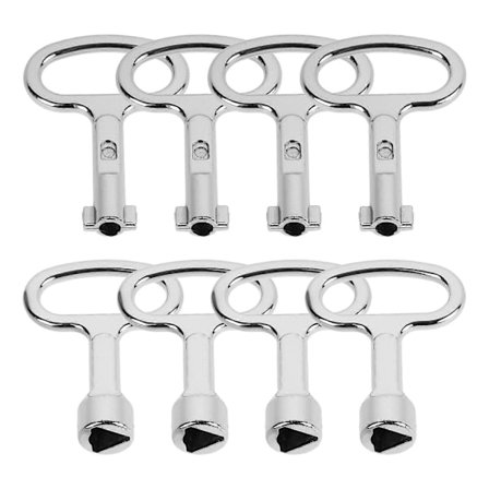 8 stk. El-boks Nøgle Kabinet Spanners Nøgler Nøgle til Målerboks Elektrisk Skab Nøgle