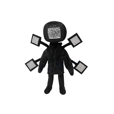 For Skibidi Toilet Plush, speakerman Plush, for Skibidi Toilet Head Plushies Toys For Fans Friends Stuffed Animals Doll, 3