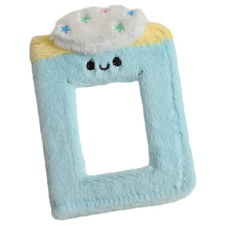 3 tums härliga plyschfotoalbum med stor kapacitet Polaroid-kortalbum för kvinnor tjej